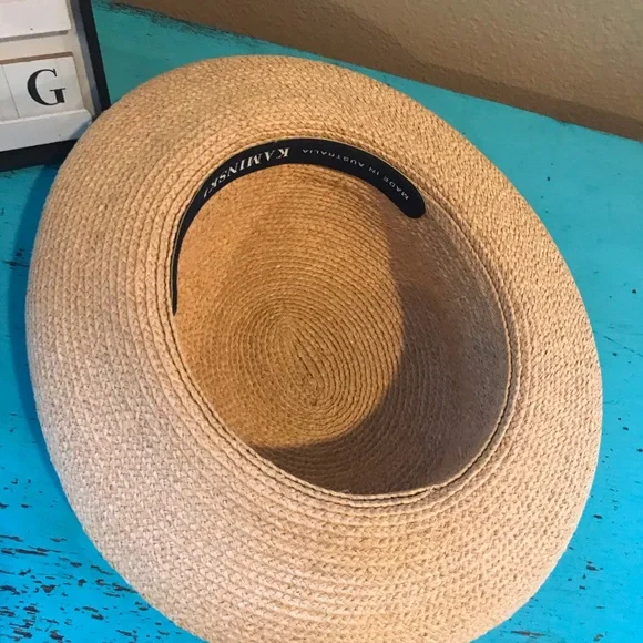 Helen Kaminski Raffia Sun Hat With Ribbon - Picture 6 of 7